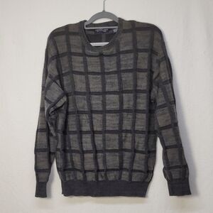 718. Round tree & Yorke Long Sleeve Sweater Blue Gray Sz M